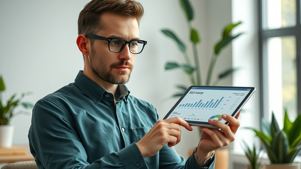 analyst measuring domain authority and metrics for link building success