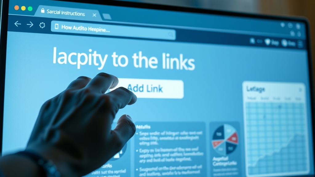 Adding authoritative website link on resource page with visible metrics